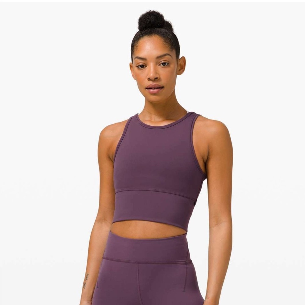 Lululemon Power Pivot Tank in Grape Thistle